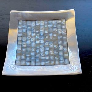 Silver Mother of Pearl Tray